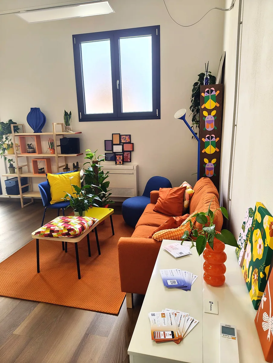 La zona lounge di LeMura85